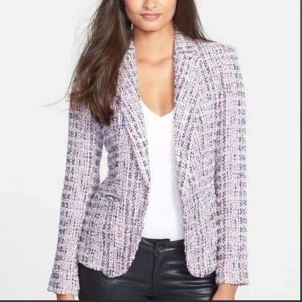 Truth and Pride Pink Tweed “Barbie” Blazer- Medium